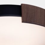 Luna Arc Wooden LED Ceiling Light - Image 8
