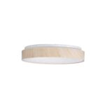 Nordic Halo Wooden Finish LED Ceiling Light - Image 2