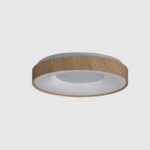Nordic Halo Wooden Finish LED Ceiling Light - Image 5