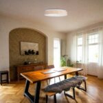 Nordic Halo Wooden Finish LED Ceiling Light - Image 7