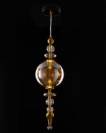 Amber Crystal LED Pendant Light - Image 2