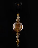Amber Crystal LED Pendant Light - Image 3