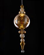 Amber Crystal LED Pendant Light - Image 4