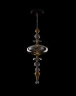 Smokey Crystal Drop LED Pendant Light - Image 2