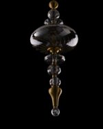 Smokey Crystal Drop LED Pendant Light - Image 4