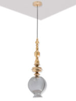 Regal Smoke Drop Pendant (Bulb Not Included) - Image 2