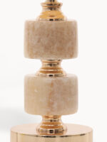 Aurelia StoneGlow Luxury Table Lamp with Fabric Shade (Bulb Not Included) - Image 5