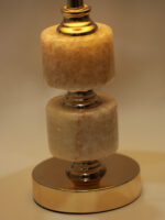 Aurelia StoneGlow Luxury Table Lamp with Fabric Shade (Bulb Not Included) - Image 7