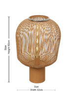 Terra WeaveGlow Table Lamp (Bulb Not Included) - Image 9