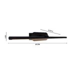 Noir Linea Black LED Vanity Light - Image 10