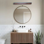 Walnut Edge LED Linear Vanity Light - Image 4