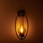 Aurelia Halo Gold Glass Wall Light - Image 3