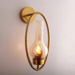 Aurelia Halo Gold Glass Wall Light - Image 5