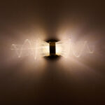 Golden Spiral LED Wall Light - Image 5
