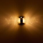 Golden Spiral LED Wall Light - Image 6