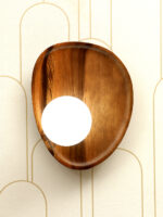 Aurewood Orb Wooden Wall Light (Bulb Not Included) - Image 4