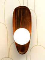 Aurewood Halo Wooden Wall Light (Bulb Not Included) - Image 2