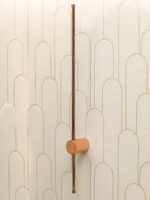 Rose Gold Linear Glow Wall Light - Image 6