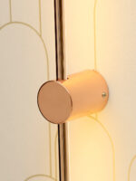 Rose Gold Linear Glow Wall Light - Image 7