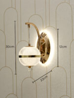 Acrylic Glass Globe LED Wall Light - Image 10