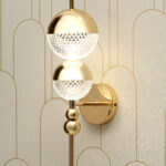 Celestia Glow Gold Wall Light