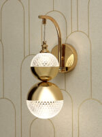 Aurielle Duo Gold Wall Light