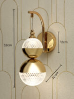 Aurielle Duo Gold Wall Light - Image 9