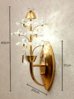 Regalia Crystal Bloom Wall Light - Image 9