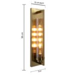 Auric Linea Luxury Brass Wall Light (Bulb Not Included) - Image 10