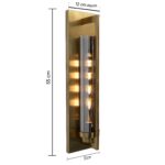 Smokey Aura Golden Wall Light (Bulb Not Included) - Image 9