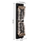 Obsidian Flow Vertical LED Wall Light - Image 11