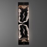 Obsidian Flow Vertical LED Wall Light