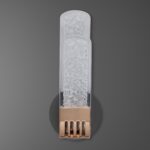 Crystal Frost Brass Wall Light - Image 2