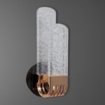Crystal Frost Brass Wall Light - Image 7