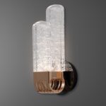 Crystal Frost Brass Wall Light - Image 8