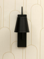 Noir Arc Modern Black Wall Light (Bulb Not Included) - Image 2
