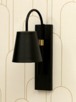 Noir Arc Modern Black Wall Light (Bulb Not Included) - Image 4