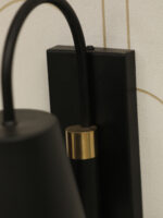 Noir Arc Modern Black Wall Light (Bulb Not Included) - Image 5