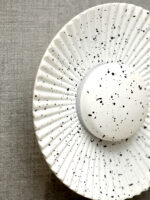 Pebble Bloom White Textured Wall Light - Image 4