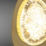 Golden Oval Glow Wall Light - Image 8