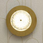 Aurora Glow Golden Wall Light