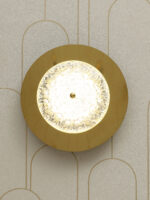 Aurora Glow Golden Wall Light