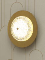Aurora Glow Golden Wall Light - Image 4