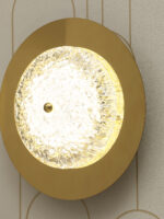 Aurora Glow Golden Wall Light - Image 6