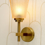 Aurelia Glow Modern Gold Wall Light (Bulb Not Included)