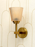 Aurelia Glow Modern Gold Wall Light (Bulb Not Included) - Image 4