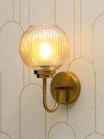 Luma Pearl Gold Wall Light (Bulb Not Included)