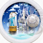 Proudome Princess Wall Light with Fan for Girls Room, LED Cartoon Lamp for Baby Girl Nursery & Play Area Decor - Image 6