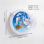 Proudome Princess Wall Light with Fan for Girls Room, LED Cartoon Lamp for Baby Girl Nursery & Play Area Decor - Image 7