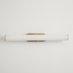 Modern LED Vanity Wall Light for Mirror & Bathroom | Center Mount Tube Light with Warm White Glow - Image 2